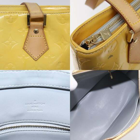 LOUIS VUITTON Monogram Vernis Houston Hand Bag Gris M91053 - Picture 11 of 13